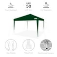 thumbnail image 6 of Best Choice Products 10x10ft Pop Up Canopy Outdoor Portable Adjustable Instant Gazebo Tent w/ Carrying Bag - Forest Green, 6 of 9