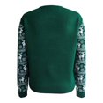 thumbnail image 2 of Suéter Simply Basic para Mujer, con Cuello Redondo, Estampado Reno, Pompon en Naríz Verde Talla M, 2 of 4