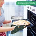 thumbnail image 2 of Yayeee Pot Holders Kitchen Heat Resistant with Pocket 7"x9.8" Cotton Oven Cooking Hot Pads, Pink Christmas Trees, 2 of 7