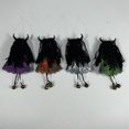 thumbnail image 4 of CSChome Charm Ghost Decoration with Bells: Soft Mini Ghost Face Stuffed Hanging Ornament for Horror Festival, 4 of 7