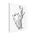 thumbnail image 2 of Jennifer Paxton Parker 'Hand Signs III' Canvas Art, 2 of 3