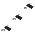 thumbnail image 3 of Advancent Guitar Fixed Bridge with Screws and Sturdy Professionals Learning Wrench Electric Saddle Part Black Adults Replacement Tailpiece Type1, 3 of 6
