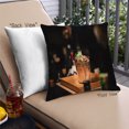 thumbnail image 1 of Ahgly Company Drinks Cocktails Outdoor Throw Pillow, 18 inch by 18 inch, 1 of 6