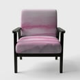 thumbnail image 3 of Designart "Pink Abstract Watercolor" Upholstered Shabby Chic Accent Chair - Arm Chair, 3 of 5