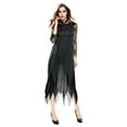 thumbnail image 3 of Women's Elegant Bride Outfit Halloween Role Play Dress Gothic Lace Gown Wedding Attire, 3 of 6