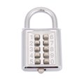 thumbnail image 1 of Password Lock, Password  Zinc Alloy 5 Digit Combination Password Lock for Door School Gym Fence Cupboard Drawer Luggage, Combination Padlocks, 1 of 8