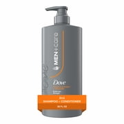 Dove Men+Care Shampoo Builds Hair Strength, Thick & Strong, With Calcium, 28 fl oz