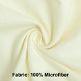 thumbnail image 2 of Super Soft 1800 Count Microfiber Flat Sheet, Durable and Anti-fading Bed Top Sheet with Hem, Queen, 102 x 90 Inches, Ivory, 2 of 5