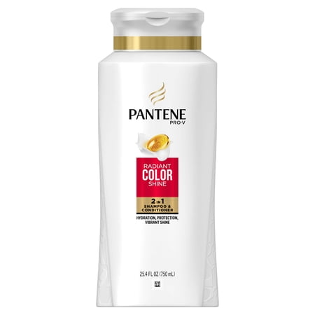 Pantene Pro-V Radiant Color Shine 2 in 1 Shampoo & Conditioner, 25.4 fl oz