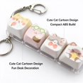 thumbnail image 4 of 4-Key Cat Themed Keyboard Clicker Fidget,Cute Stress Relief Toy,Portable Keyboard Keychain for Daily Anxiety Relief, 4 of 7