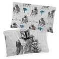 thumbnail image 3 of The Mandalorian 4-Piece kids Full Sheet Set, 100% Polyester, 3 of 5
