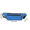 thumbnail image 3 of Lilgiuy Running Waist Pack, Belt Fanny Pack for Hiking Cycling Workout, Waterproof Runners Belt Jogging Pouch,Travelling Money Phone Holder for Running Gear Accessories, Blue, 3 of 6