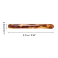 thumbnail image 4 of Unique Bargains 1 Pc Duckbill Clip Acetate Hair Clips Coffee Color, 4 of 5