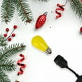 thumbnail image 2 of Pack of 25 Opaque Yellow LED S14 Christmas Replacement Light Bulbs - 1.3 Watts, 2 of 5