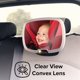 thumbnail image 5 of Diono Easy View Plus Baby Car Mirror with Light, Safety Car Seat Mirror for Rear Facing Infant with 360 Rotation, LED Night Light, Wide Crystal Clear View, Shatterproof, Crash Tested, 5 of 5