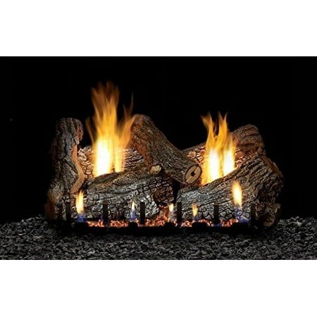 White Mountain Sassafras Vent Free 24" Gas logs Millivolt with On/Off switch - Propane