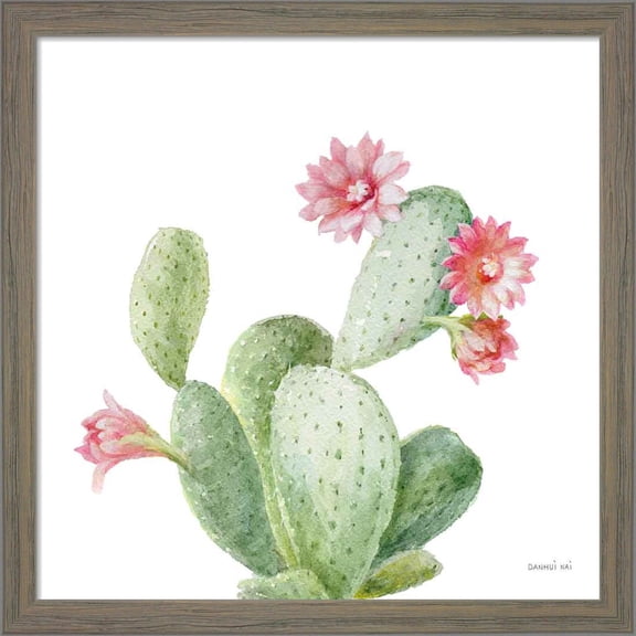 Great Art Now Pastel Desert IV by Danhui Nai, Framed Wall Art, 13W x 13H