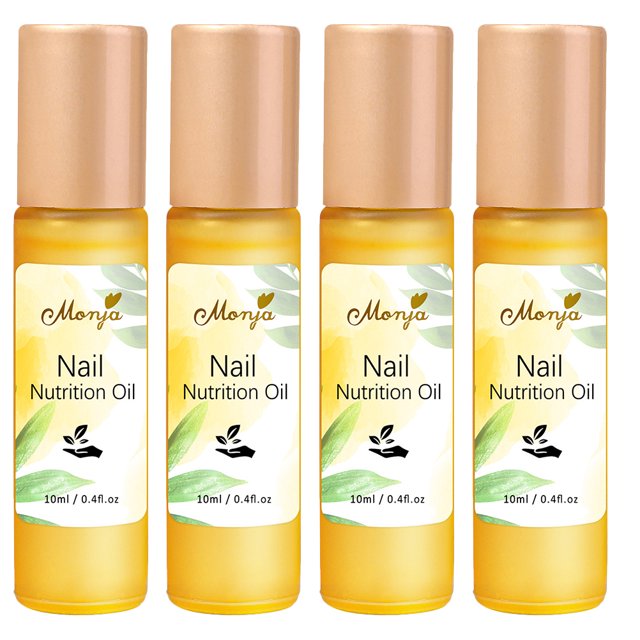 4 Bottles Nail Cuticle Oils Nail Moisturizer Nail Softener Oils Nail