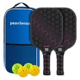 thumbnail image 1 of Hearth & Gear Set With 2 And 4 For Outdoor Sports For Beginners Lightweight With Ergonomic Handle And Durable Fiberglass Face Automatic Pitching compatible with Machine Baseball Live Us Open Tennis, 1 of 7