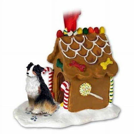 Australian Shepherd Gingerbread House (Tri)