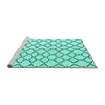 thumbnail image 2 of Ahgly Company Machine Washable Indoor Rectangle Trellis Turquoise Blue Contemporary Area Rugs, 5' x 7', 2 of 4