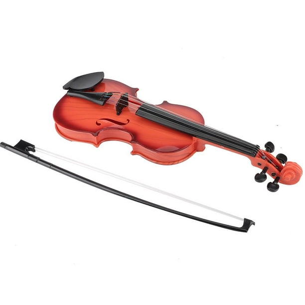 Cergrey Jouet pour enfants, jouet de violon acoustique simulé pour enfant  Débutant musical à cordes réglables Développer la pratique de l'instrument  