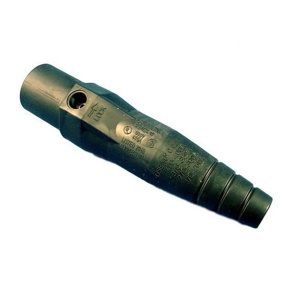 Leviton 16SDM-14E Black 16 Series Male Cam-Type Detachable Plug Insulator Sleeve