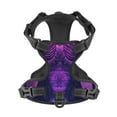 thumbnail image 4 of Lsque Purple Starry Sky Antelope Dog Harness, No-Pull Pet Harness with 2 Leash Clips, Adjustable Soft Padded Dog Vest with Easy Control Handle for Large Dogs-X-Large, 4 of 9