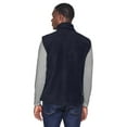 thumbnail image 2 of Harriton M985 Unisex Fleece Full-Zip Vest-Navy-2XL, 2 of 3