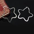 thumbnail image 2 of EOEMY 925 Sterling Silver Charms Big Star Earrings For Women Wedding Cute Gift, 2 of 4