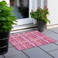 thumbnail image 6 of Addison Rugs Chantille Indoor/Outdoor Transitional Stripes Blush Washable Rectangle Rug, 1'8" x 2'6", 6 of 6
