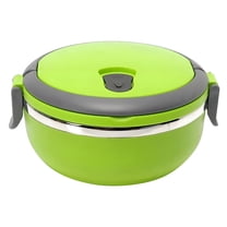 ACDANC Thermos for Hot Food,Stainless Steel Round 1 Layer Insulated Food Thermal Containers Lunch Box Case