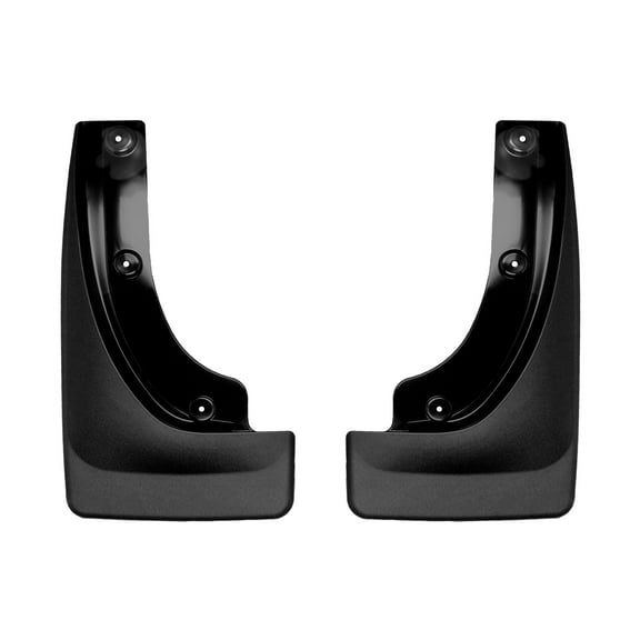 WeatherTech Custom No Drill Splash Guard MudFlaps compatible with 2021-2025 Jeep Grand Cherokee L, Rear Pair - Black
