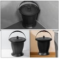 thumbnail image 3 of WRITWAA Container for Women Plastic Chamber Pot Black PP Portable Urinal 1Set, 3 of 8