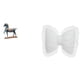 thumbnail image 1 of Figura de caballo,Figura de caballo Escultura animal coleccionable,Cojín con lazo bonito,Almohada con forma de lazo,bonito cojín decorativo con lazo,Funda de almohada con lazo suave y cómodo, 1 of 8