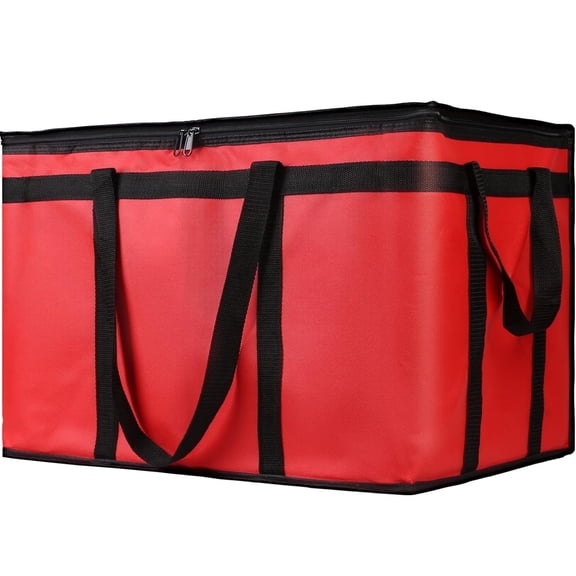 1-Pack Insulated Food Delivery Bag, XXX-Large Commercial Food Warmer for Uber Eats, Insulated Reusable Grocery Cooler/Hot Bags, Tote Bag for Shopping/Travel, Catering Bag Doordash