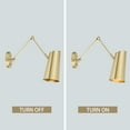 thumbnail image 5 of Elegant Articulating Mid-Century Modern Metal Sconce,Wall Lights for Living Room,Lounge Wall Lights,Wall Lights for Sitting Room, 5 of 8