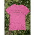 thumbnail image 3 of Mothers Day Heart Shaped T-Shirt Women -Image by Shutterstock, Female Medium, 3 of 4