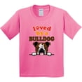thumbnail image 3 of Inktastic English Bulldog Dog Youth T-Shirt, 3 of 5