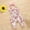 Pink, variant on ATOGUTA Girls Jumpsuit Halters Floral Print Jumpsuit 3-18 Months