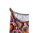 thumbnail image 5 of Multicolor Circle Pattern Halter Neck Midi Dress For Women, Casual Boho Summer Dress, 5 of 5