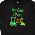 thumbnail image 3 of Inktastic Oma and Papa Love Me Dinosaur Toddler Hoodie, 3 of 4