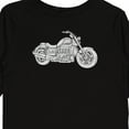 thumbnail image 4 of Inktastic Distressed Motorcycle Boys or Girls Long Sleeve Toddler T-Shirt, 4 of 5