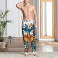 thumbnail image 6 of Lsque Spring Butterfly Flowers Print Men's Pajama Pants, Lounge Pant - Comfortable Home Wear,Elastic Waistband, Stylish Design-X-Large, 6 of 9