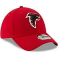 thumbnail image 3 of Men's New Era Red Atlanta Falcons 39THIRTY Flex Team Classic Hat, 3 of 4