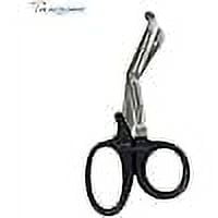 VR Instrument Supply EMT and Trauma Shears 7.5 Inch Bandage Scissors with Non-Stick Blades Black Handle German Stainless Steel