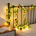 thumbnail image 4 of DAMAI Twinkling Tree Fairy Light Olive Vine, Twinkle Halo 6/16/32ft Pre-Lit Mossy Vine Branch Garland Lights, Farmhouse Mantle Table Garlands for Thanksgiving Christmas Home Decor, 4 of 8