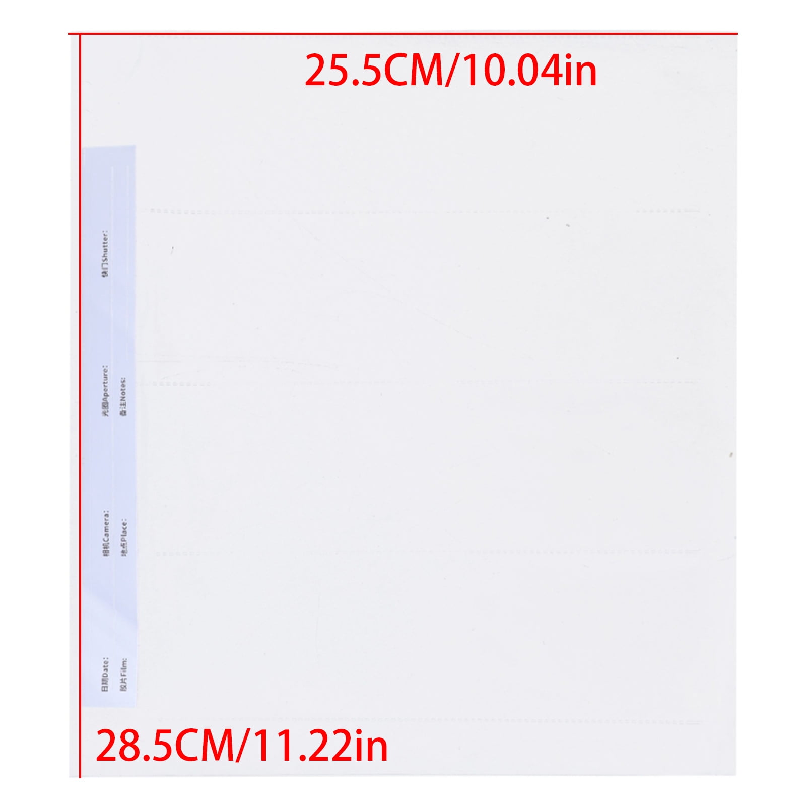 Album Film Protector Storage Box 135/120 Negativess Film Storage Pages Negatives Folder for Organizing Film