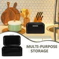 thumbnail image 5 of Metal Bread Box Kitchen Countertop Bread Container Bread Holder Bread Keeper Box, 5 of 5