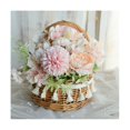 thumbnail image 4 of Cesta de almacenamiento tejida y cestas de flores de boda con cinta de mimbre, decoración de jardín de ratán como se muestra, como se muestra, 4 of 5